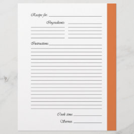 Orange 2-sidiga mottagarsidor