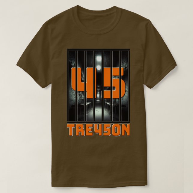 Orange 45 TRE45ON T Shirt (Design framsida)