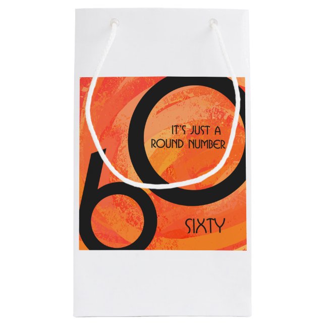 Orange 60 Födelsedag per år (Baksidan)