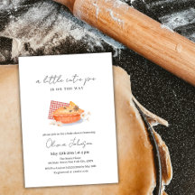 Orange A Little Cutie Paj Flower Fall Baby Shower