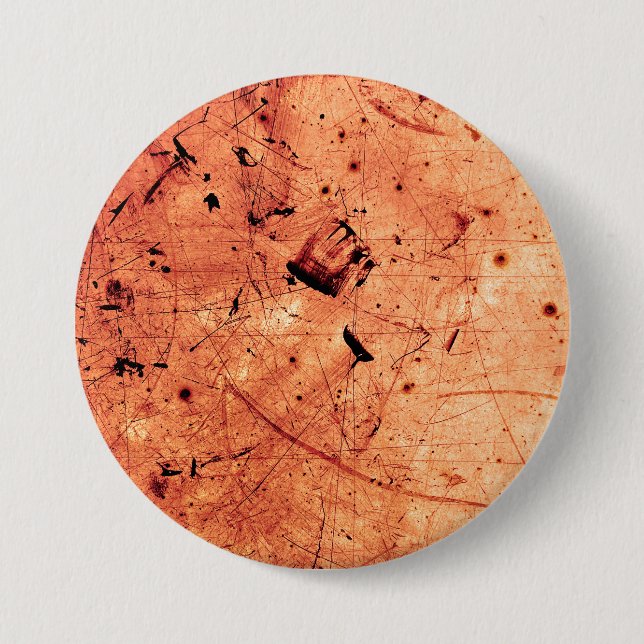 Orange abstrakt grunge contemporary konst knapp (Framsida)