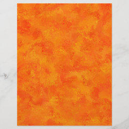 Orange Abstrakt Mönster Brevhuvud