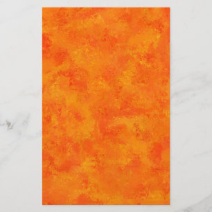 Orange Abstrakt Mönster Brevpapper
