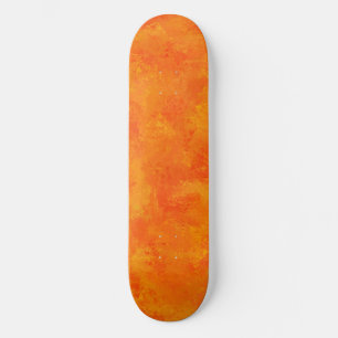 Orange Abstrakt Mönster Mini Skateboard Bräda 18,5 Cm