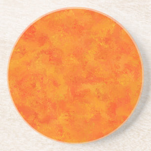 Orange Abstrakt Mönster Underlägg
