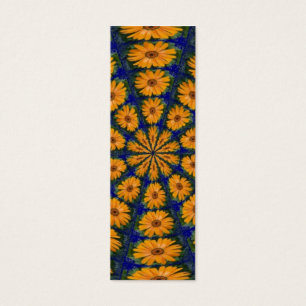 Orange African Daisy, bokmärke Litet Visitkort