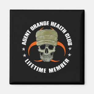 Orange Agent Health Klubb life time Member Vietnam Magnet