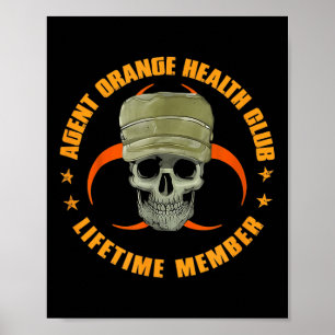 Orange Agent Health Klubb life time Member Vietnam Poster