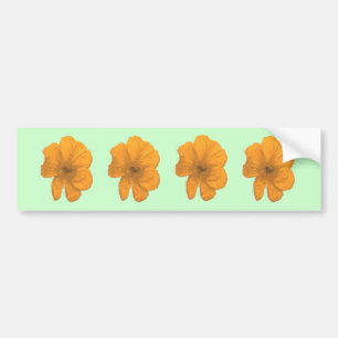 Orange Aid/PopArt Flower Bildekal