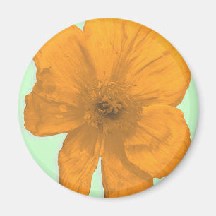 Orange Aid/PopArt Flower Magnet