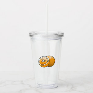 Orange - Akryl Tumbler Take Away Mugg