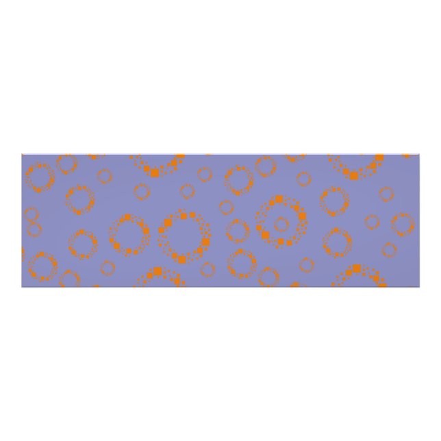 orange alert O mönster more circles.PNG Fototryck (Framsidan)