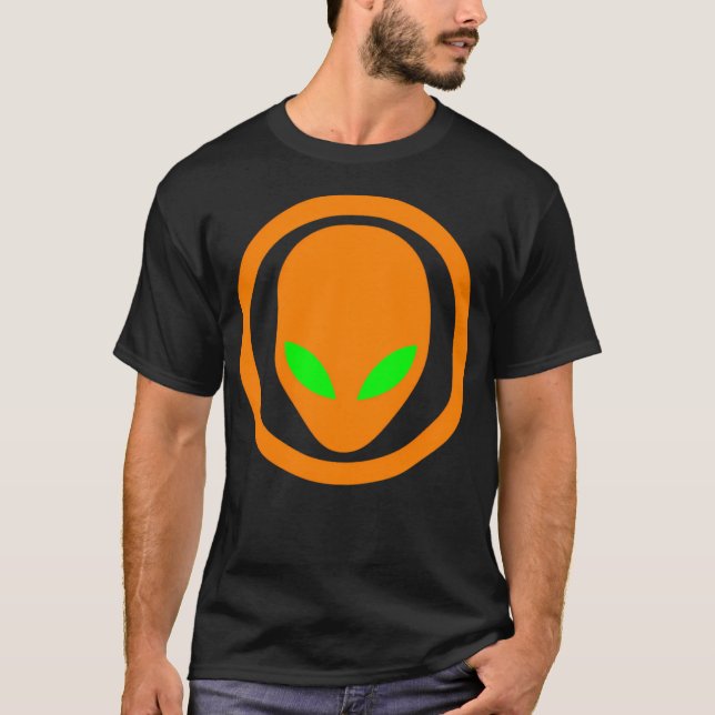 Orange Alien T Shirt (Framsida)