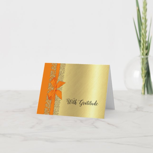 Orange All Gold Vin Border Tack (Framsida)