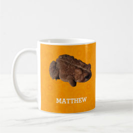 Orange American Toad Photo Personlig Kaffemugg