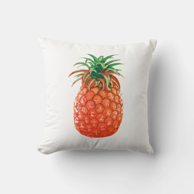Orange ananas dämpar kudde (Framsida)