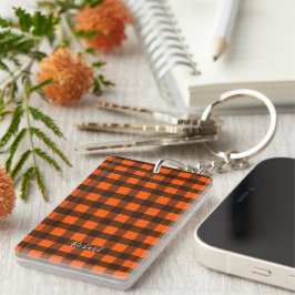 Orange and Black Checker