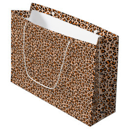 Orange and Brown Leopard Print