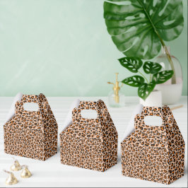 Orange and Brown Leopard Print Presentaskar