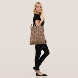 Orange and Brown Leopard Print Tygkasse