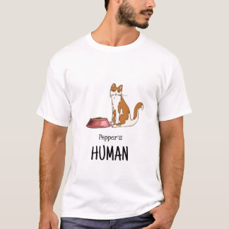 Orange and White Cat Shirt T Shirt