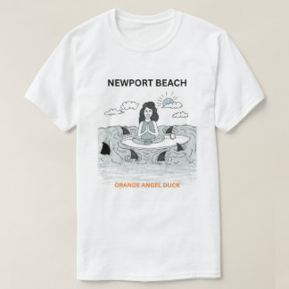 ORANGE ÄNGEL ANKA NEWPORT BEACH KAPITEL T-SHIRT