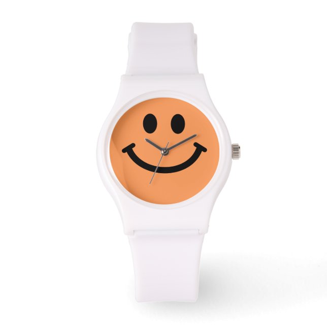 Orange Ansikte Armbandsur (Framsida)
