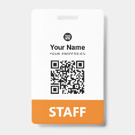 Orange Anställd QR-kod, Streckkod, Logotyp, Namn