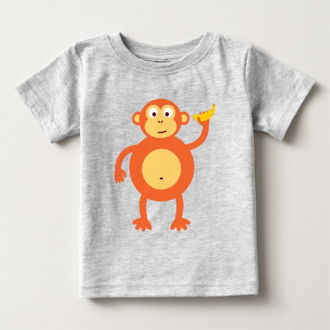 Orange, apa t-shirt (Framsida)