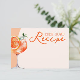 Orange Aperol Spritz Möhippa Recipe Tilläggskort