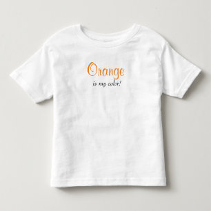 Orange är min färg som säger t shirt