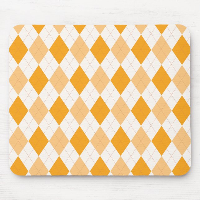 Orange Argyle Musmatta (Framsidan)