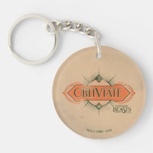 Orange Art Deco Obliviate Spell Graphic