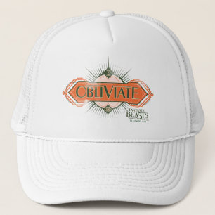 Orange Art Deco Obliviate Spell Graphic Keps
