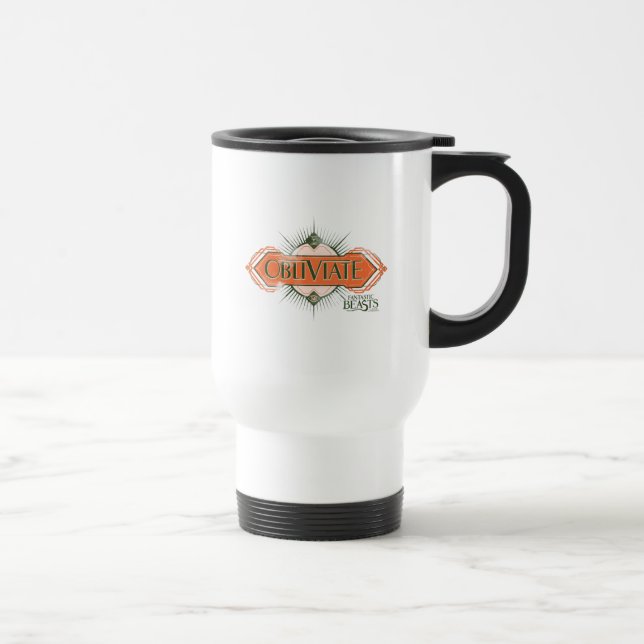 Orange Art Deco Obliviate Spell Graphic Resemugg (Höger)