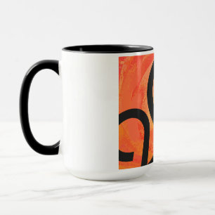 Orange Årtiond födelsedag Mugg