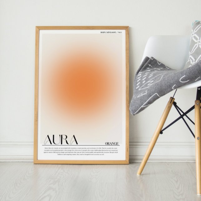 Orange Aura Poster (Skapare uppladdad)
