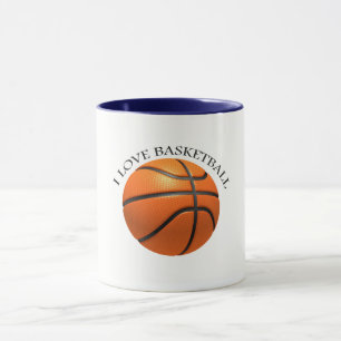 orange av anpassningsbar och svart läderbasket mugg
