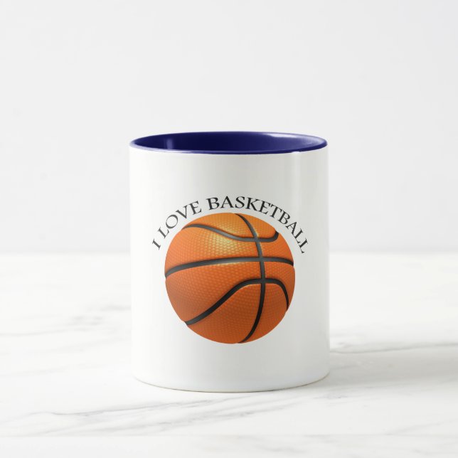 orange av anpassningsbar och svart läderbasket mugg (Center)
