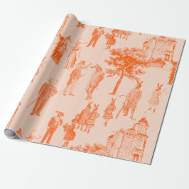 orange av antika sekungsdjur presentpapper