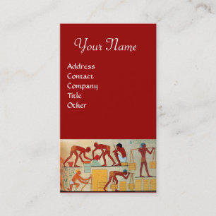 ORANGE AV BYGGDA GULTER VISITKORT