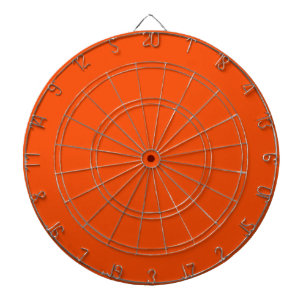 Orange av fast färg-blod darttavla