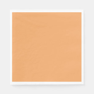 Orange av fast, sandbrun blek pappersservett