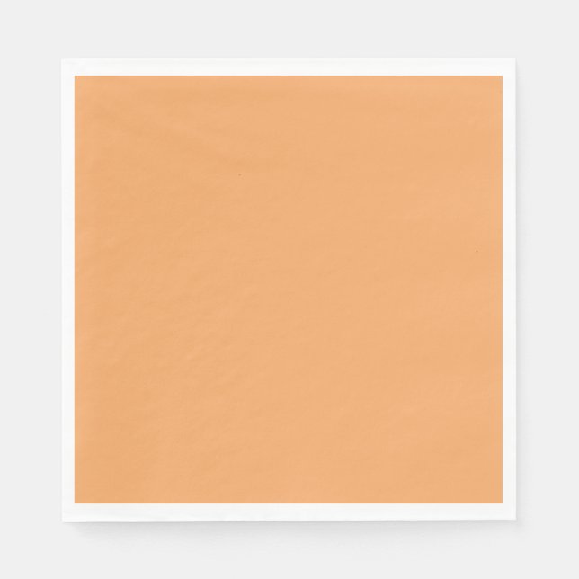 Orange av fast, sandbrun blek pappersservett (Framsidan)