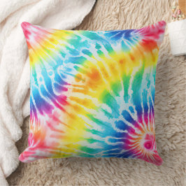 Orange av för Röd blått Gult i coola Färg Kudde