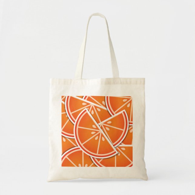 orange av funky  tygkasse (Framsidan)