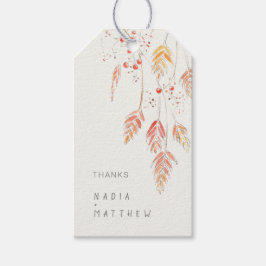 orange av gräsmjölk från bröllop presentetikett