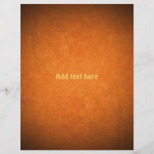 Orange av grungy färg med bakgrunds- och brunt hös reklamblad