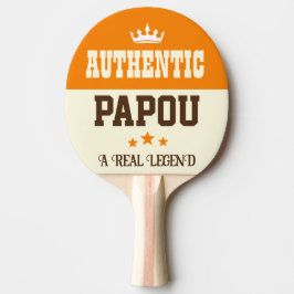 Orange av modern papou Grandpa Gift Pingisracket