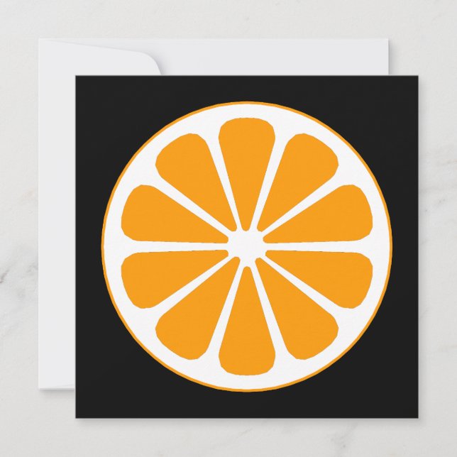 orange av nyktrör inbjudningar (Framsida)
